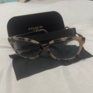 Coach Tortoise Shell Women's Sunglasses